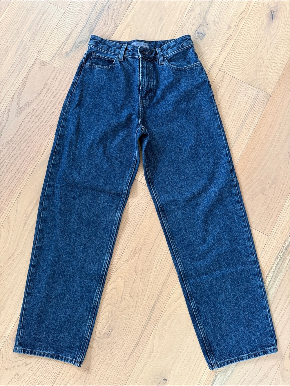 JW ANDERSON - Uniqlo - 24” Waist - Dark Blue Straight Leg Jeans